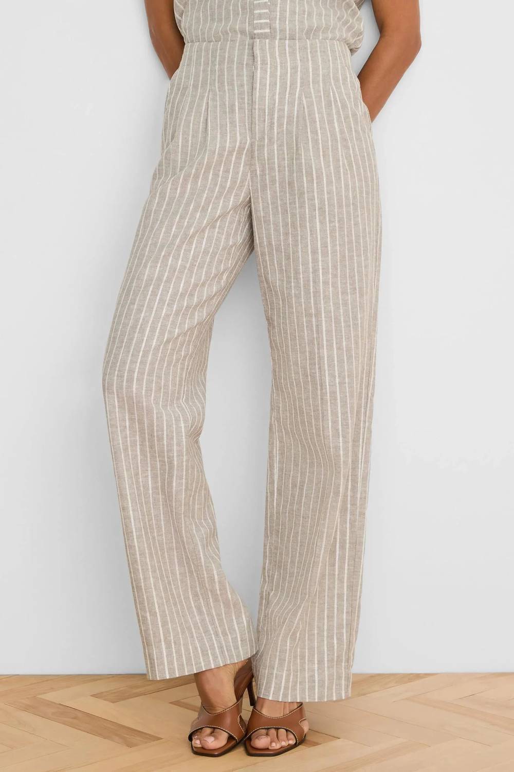 New Nic + Zoe Lenox Wide Leg Pant In Neutral Multi